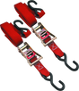 BikeMaster Tiedown 1-1/2 Ratchet - Red BikeMaster Cargo Tie-Downs  AXOPROS