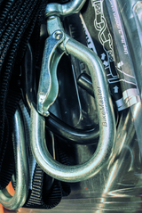 BikeMaster Tiedown 1-1/2in Swivel Softhook - Black BikeMaster Cargo Tie-Downs  AXOPROS