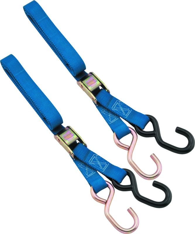 BikeMaster Tiedown 1in - Blue BikeMaster Cargo Tie-Downs  AXOPROS