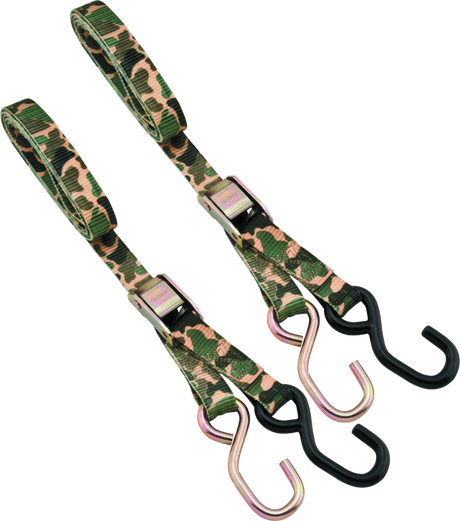 BikeMaster Tiedown 1in - Camouflage BikeMaster Cargo Tie-Downs  AXOPROS