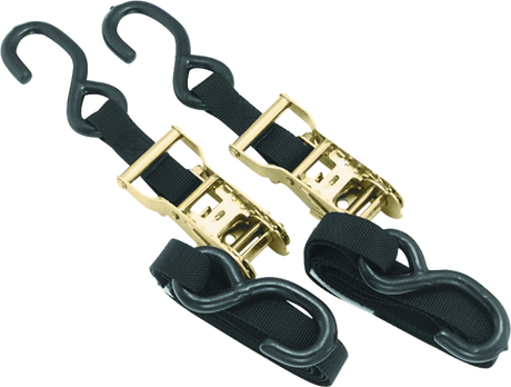 BikeMaster Tiedown 1in Rachet - Black BikeMaster Cargo Tie-Downs  AXOPROS