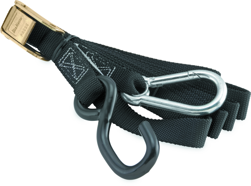BikeMaster Tiedown Carabiner Softhook - Black BikeMaster Cargo Tie-Downs  AXOPROS