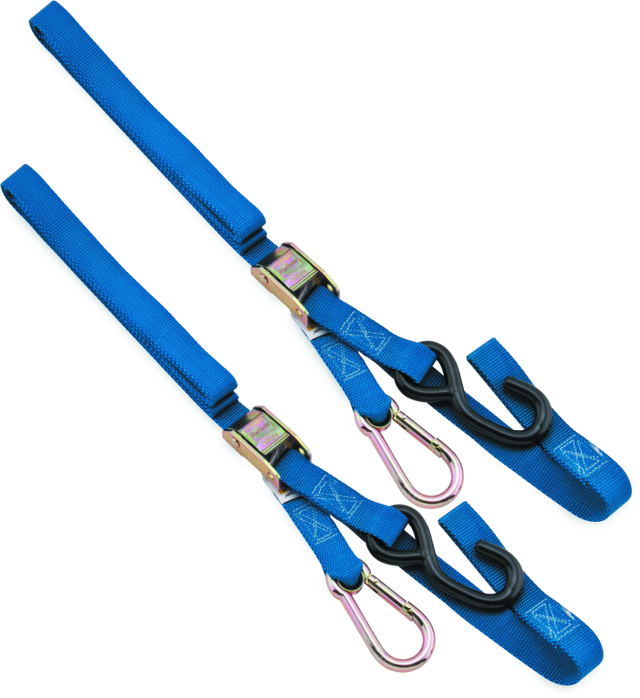 BikeMaster Tiedown Carabiner Softhook - Blue BikeMaster Cargo Tie-Downs  AXOPROS