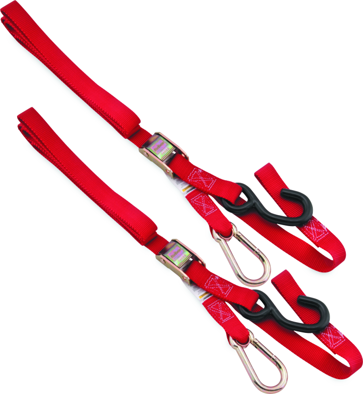 BikeMaster Tiedown Carabiner Softhook - Red BikeMaster Cargo Tie-Downs  AXOPROS