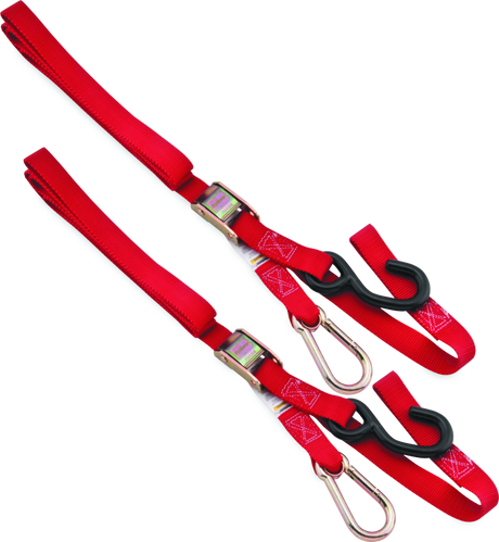 BikeMaster Tiedown Carabiner Softhook - Red BikeMaster Cargo Tie-Downs  AXOPROS