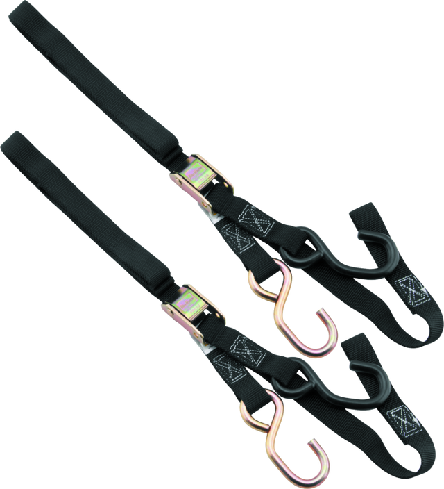 BikeMaster Tiedown Integrated Softhook - Black BikeMaster Cargo Tie-Downs  AXOPROS