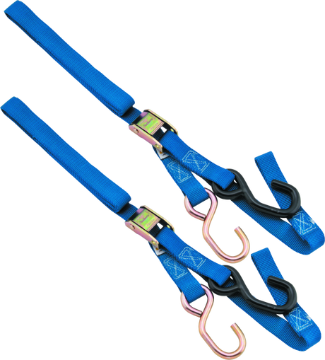 BikeMaster Tiedown Integrated Softhook - Blue BikeMaster Cargo Tie-Downs  AXOPROS