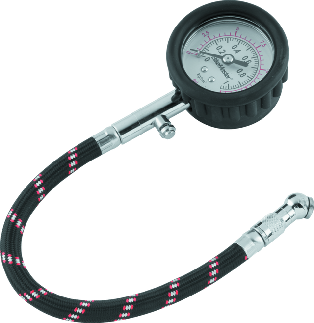 BikeMaster Tire Pressure Gauge/Hose 15 PSI BikeMaster Tools  AXOPROS
