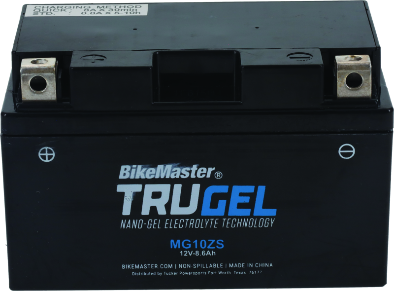 BikeMaster TruGel Battery - MG10Z-S BikeMaster Batteries  AXOPROS