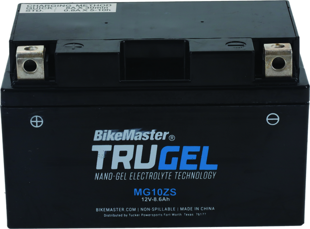 BikeMaster TruGel Battery - MG10Z-S BikeMaster Batteries  AXOPROS