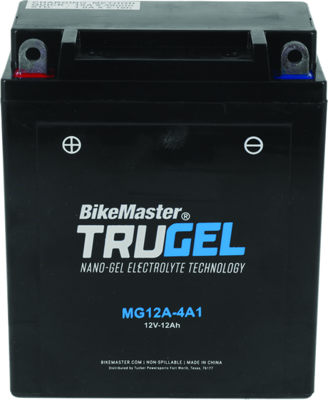 BikeMaster TruGel Battery - MG12A-4A1 BikeMaster Batteries  AXOPROS
