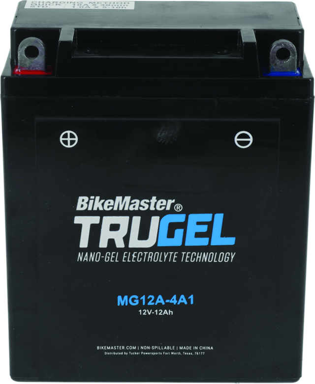 BikeMaster TruGel Battery - MG12A-4A1 BikeMaster Batteries  AXOPROS