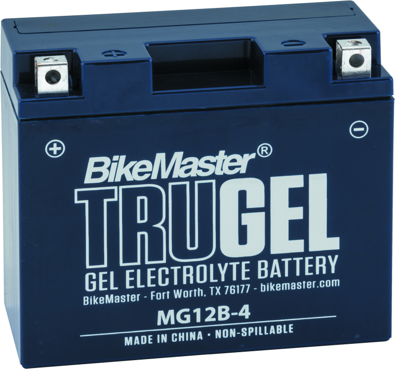 BikeMaster TruGel Battery - MG12B-4 BikeMaster Batteries  AXOPROS