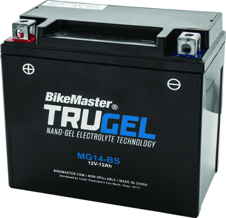 BikeMaster TruGel Battery - MG14-BS BikeMaster Batteries  AXOPROS