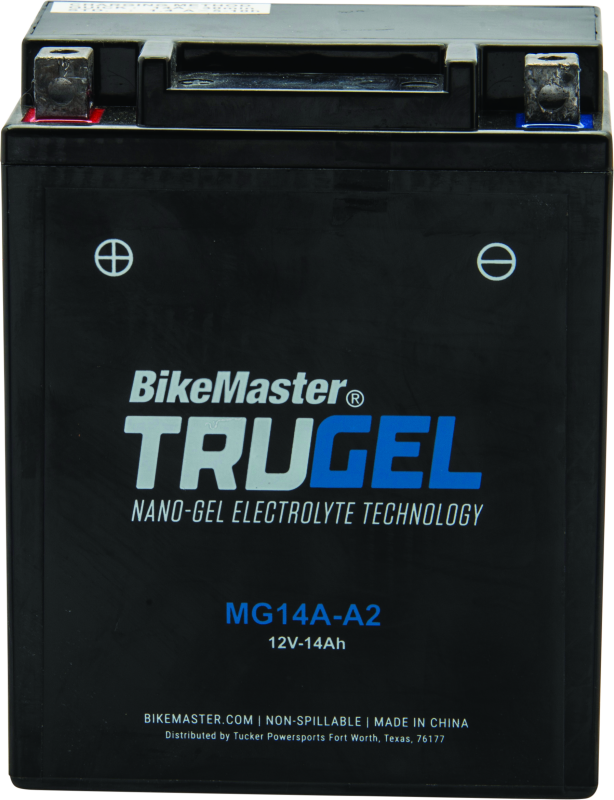 BikeMaster TruGel Battery - MG14A-A2 BikeMaster Batteries  AXOPROS