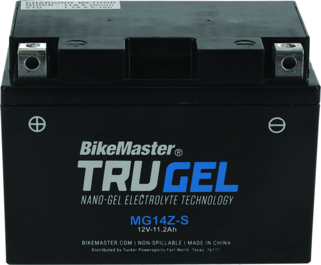 BikeMaster TruGel Battery - MG14Z-S BikeMaster Batteries  AXOPROS