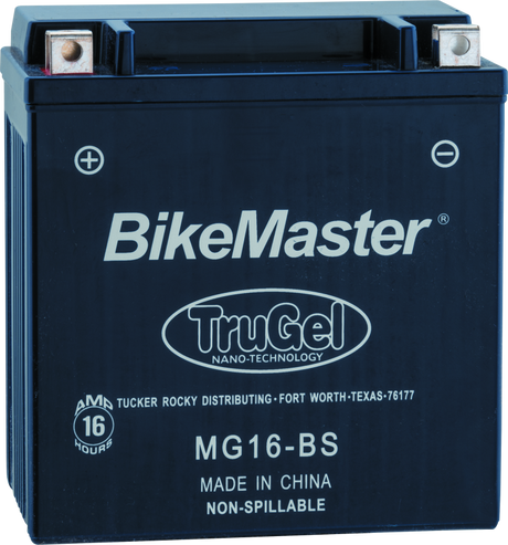 BikeMaster TruGel Battery - MG16-BS BikeMaster Batteries  AXOPROS