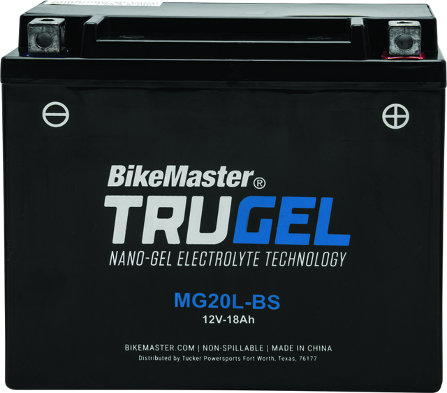 BikeMaster TruGel Battery - MG20L-BS BikeMaster Batteries  AXOPROS