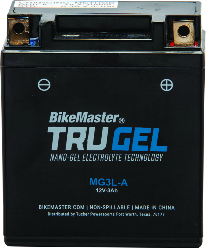 BikeMaster TruGel Battery - MG3L-A BikeMaster Batteries  AXOPROS