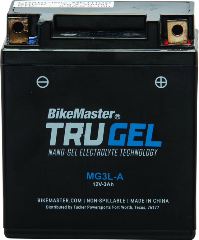 BikeMaster TruGel Battery - MG3L-A BikeMaster Batteries  AXOPROS