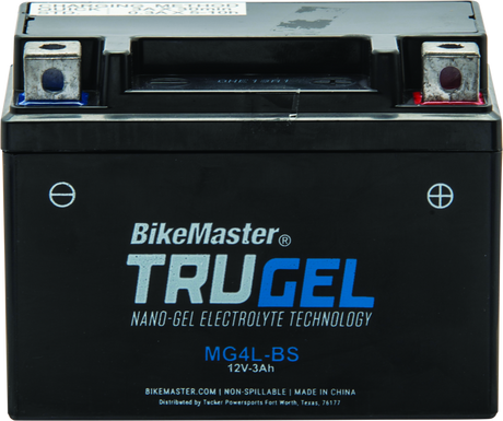 BikeMaster TruGel Battery - MG4L-BS BikeMaster Batteries  AXOPROS
