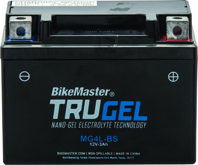 BikeMaster TruGel Battery - MG4L-BS BikeMaster Batteries  AXOPROS