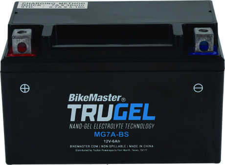 BikeMaster TruGel Battery - MG7A-BS BikeMaster Batteries  AXOPROS