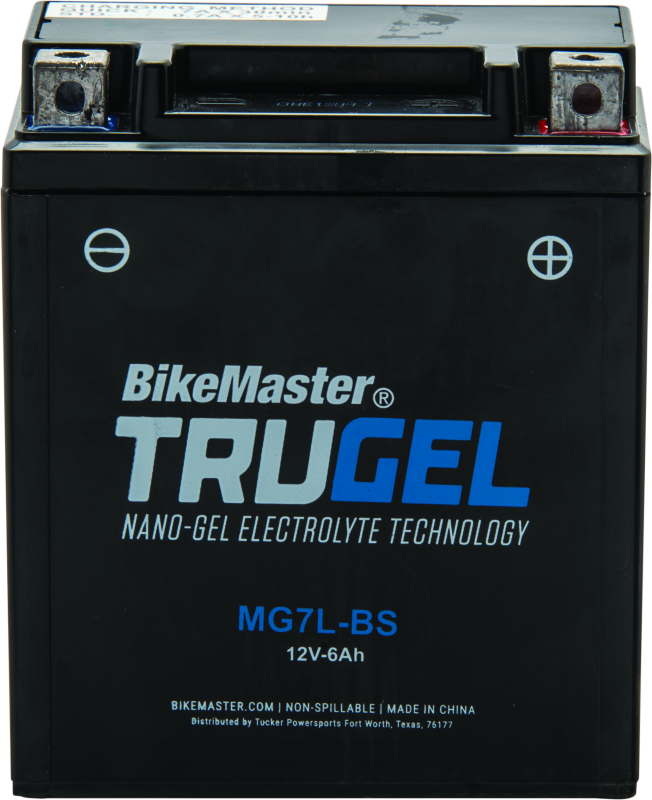 BikeMaster TruGel Battery - MG7L-BS BikeMaster Batteries  AXOPROS