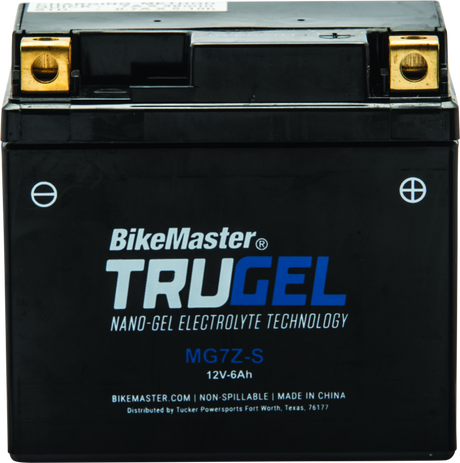 BikeMaster TruGel Battery - MG7Z-S BikeMaster Batteries  AXOPROS