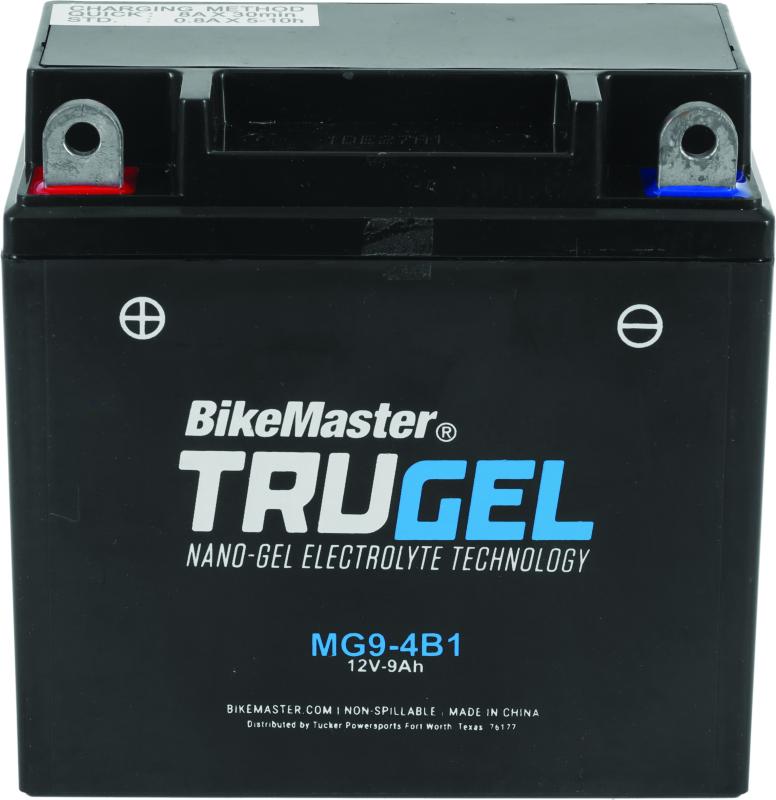 BikeMaster TruGel Battery - MG9-4B1 BikeMaster Batteries  AXOPROS