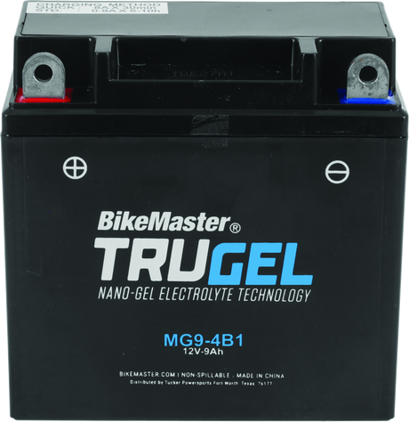 BikeMaster TruGel Battery - MG9-4B1 BikeMaster Batteries  AXOPROS