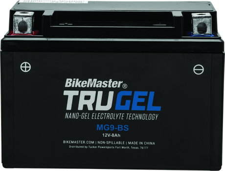 BikeMaster TruGel Battery - MG9-BS BikeMaster Batteries  AXOPROS