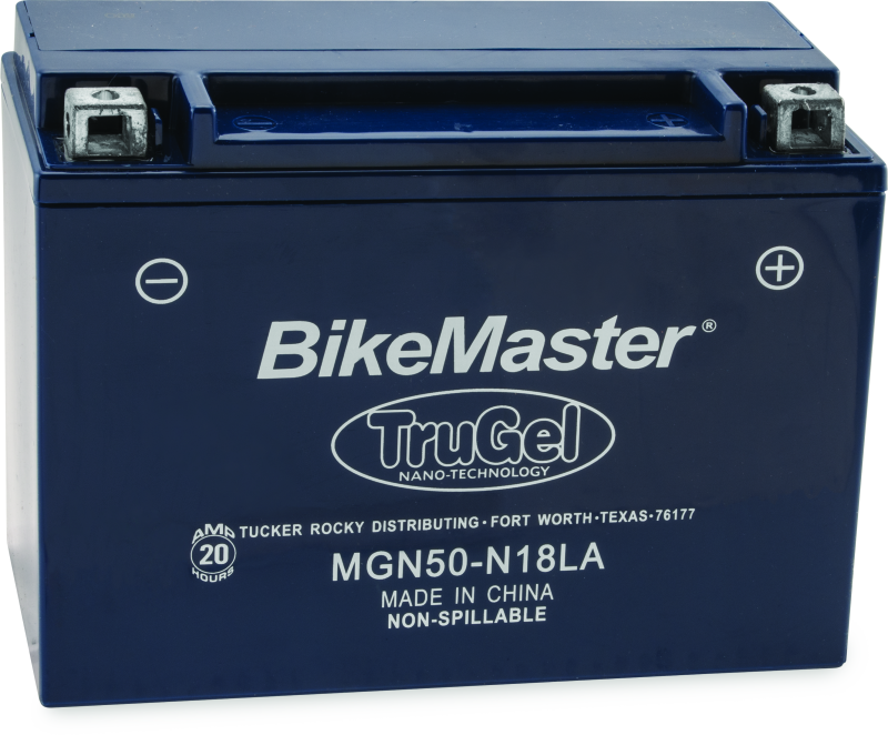 BikeMaster TruGel Battery - MGN50-N18LA BikeMaster Batteries  AXOPROS