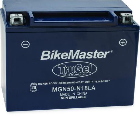 BikeMaster TruGel Battery - MGN50-N18LA BikeMaster Batteries  AXOPROS