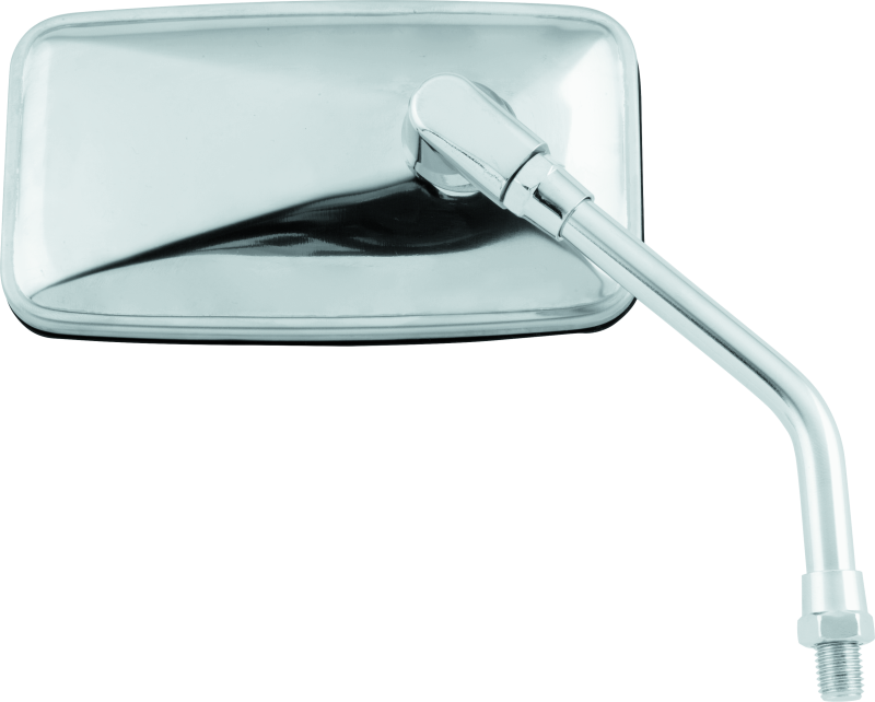BikeMaster Universal Cruiser Mirror 10mm - Each - Stainless BikeMaster Side Mirrors  AXOPROS