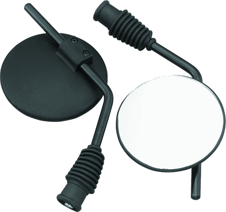 BikeMaster Universal Enduro Mirror 10mm - Each -Black BikeMaster Side Mirrors  AXOPROS