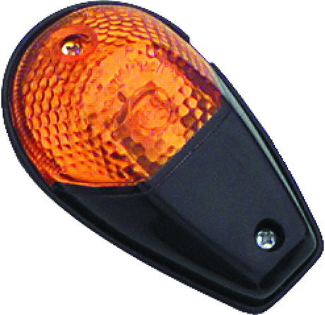 BikeMaster Universal Flush Mount Marker Light - Black/Amber BikeMaster Sidemarkers & Indicators  AXOPROS