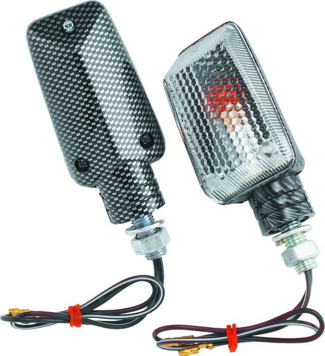 BikeMaster Universal Ministalk Marker Light Carbon/Clear BikeMaster Sidemarkers & Indicators  AXOPROS