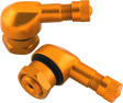 BikeMaster Valve Stem 2/Piece Pack Gold BikeMaster Valve Stems  AXOPROS