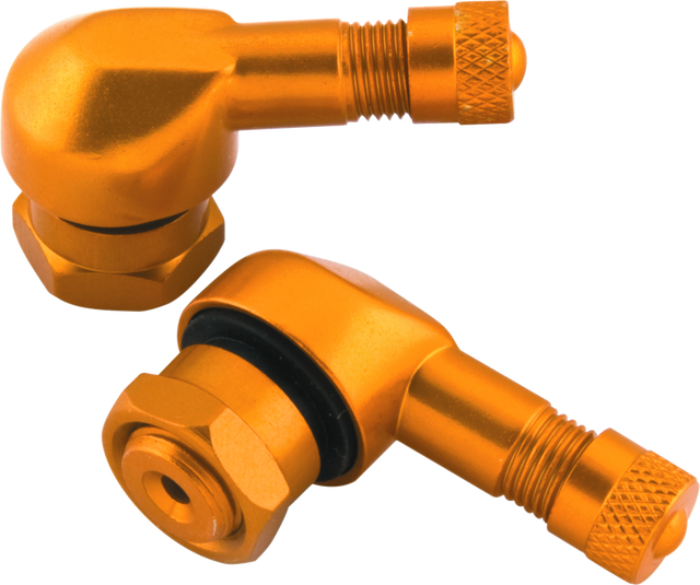 BikeMaster Valve Stem 2/Piece Pack Gold BikeMaster Valve Stems  AXOPROS