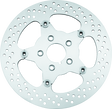 Bikers Choice 00-17 Big Twin 11.5 Inch Polished Front Stainless Mirror Fltg Rotor Repl H-D 44156-00 Bikers Choice Brake Rotors - Drilled  AXOPROS