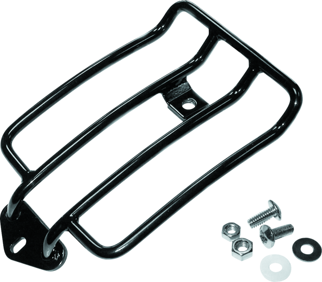 Bikers Choice 04-20 XL Std Models W/Solo Seat Black Luggage Rack Bikers Choice Base Rack Systems  AXOPROS