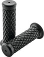 Bikers Choice 1 Inch Black Quilted Grip Bikers Choice Grips  AXOPROS