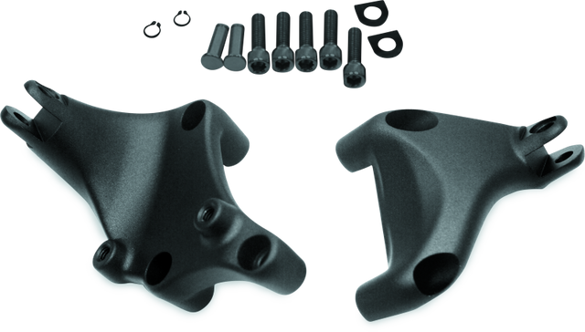 Bikers Choice 14-Up XL Black Passanger Footpeg Mount Bikers Choice Footpegs  AXOPROS