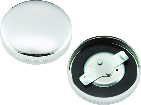 Bikers Choice 36-E73 Chrome Early Nonvent Gas Cap Fatbob Tank Left Side Replaces H-D 61103-65 Bikers Choice Fuel Caps  AXOPROS
