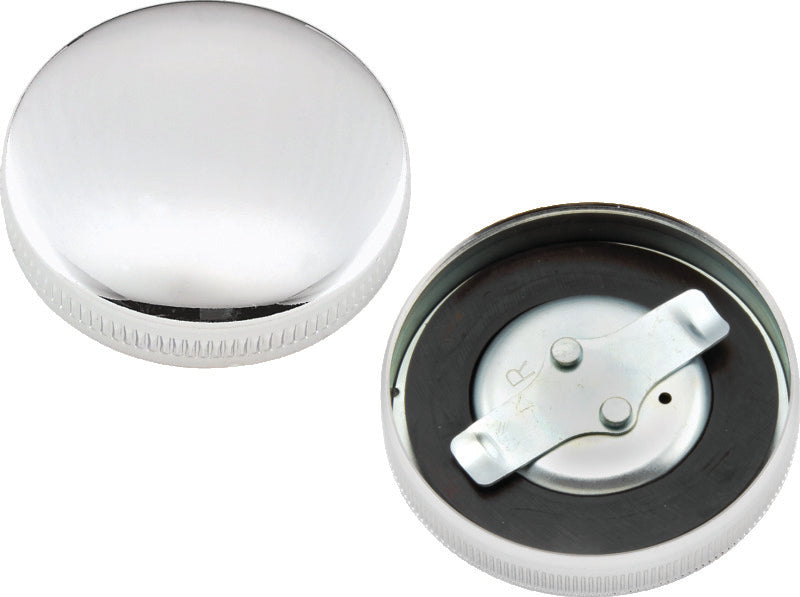 Bikers Choice 36-E73 Chrome Early Vented Gas Cap Single & Fatbob Tank Right Side Repl H-D 61103-36 Bikers Choice Fuel Caps  AXOPROS