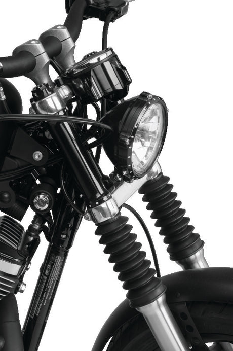 Bikers Choice 39MM Black Short Fork Boots Pr Bikers Choice Fork Assemblies  AXOPROS