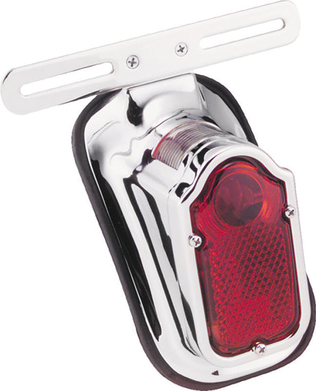 Bikers Choice 40-54 Big Twin And Custom Use Chrome Tombstone Taillight 12V Replaces H-D 68003-47T Bikers Choice Tail Lights  AXOPROS