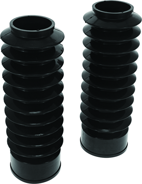 Bikers Choice 49MM Black Long Fork Boots Pr Bikers Choice Fork Assemblies  AXOPROS