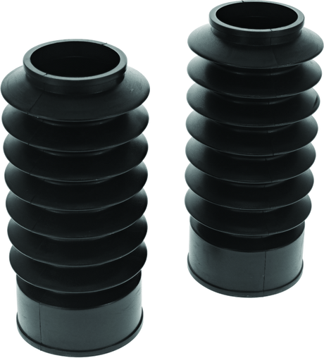 Bikers Choice 49MM Black Short Fork Boots Pr Bikers Choice Fork Assemblies  AXOPROS